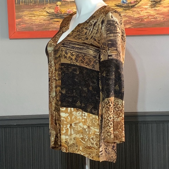 Chico’s Blouse SZ - 0 - Picture 2 of 5